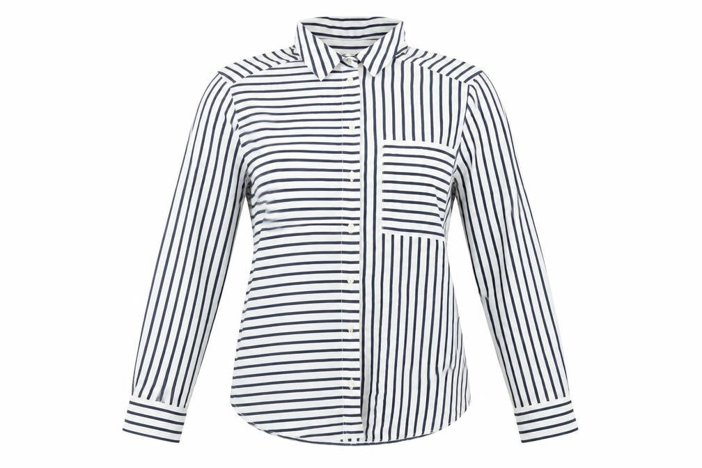 Topshop Women’s Striped Button-Up Shirt UK 10