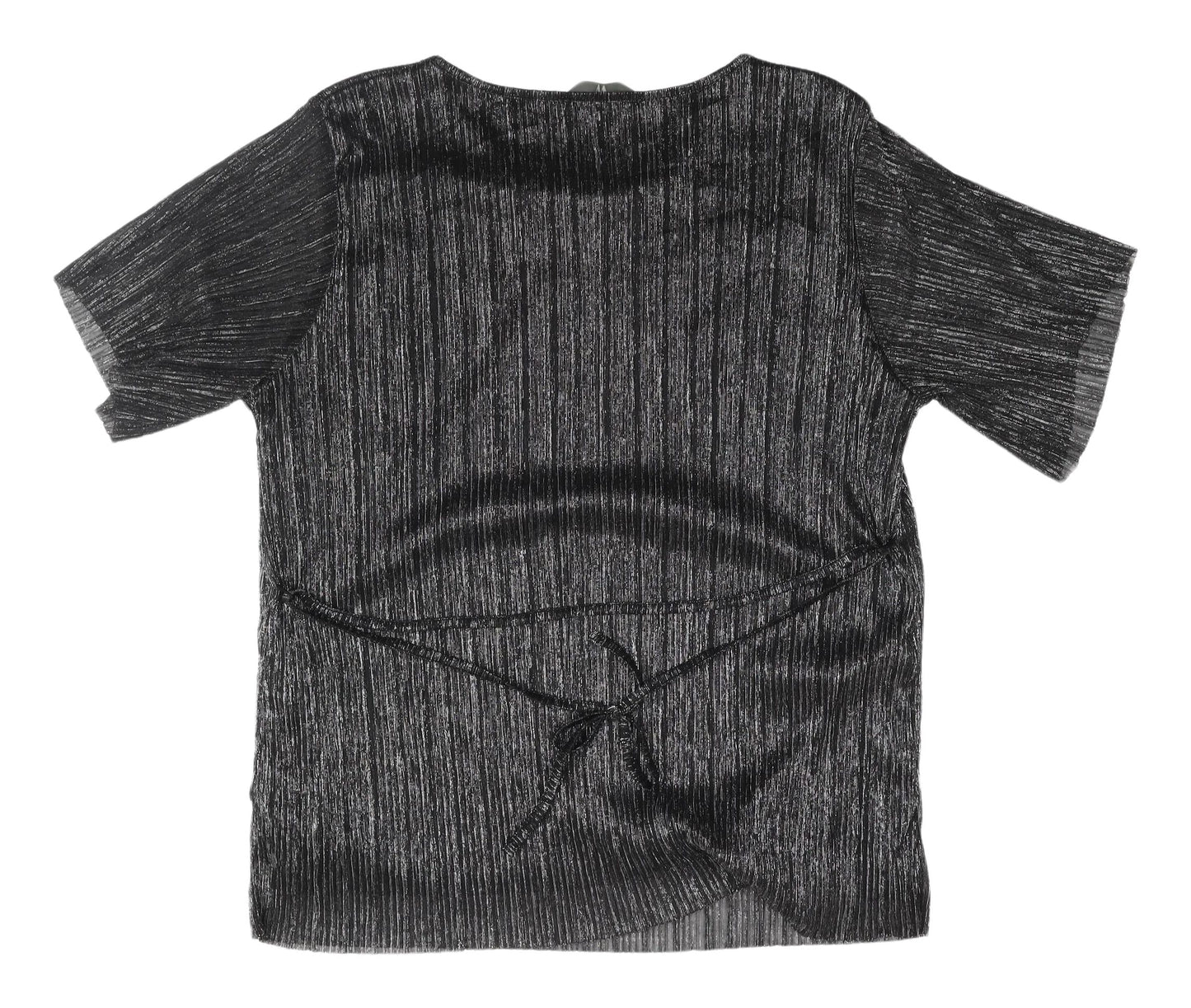 BHS Women's Black Striped Blouse Size 18
