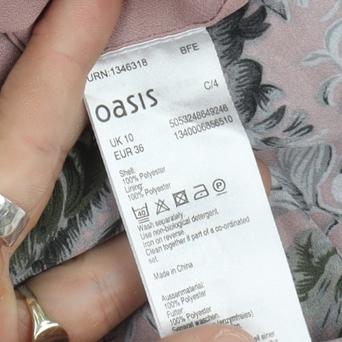 Oasis Women's Floral Fit & Flare Dress, Size 10