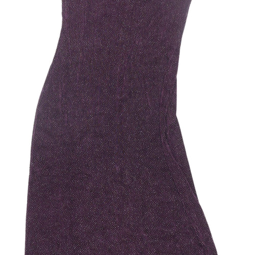 Bay Trading Women's Purple Midi Sheath Dress Size 14