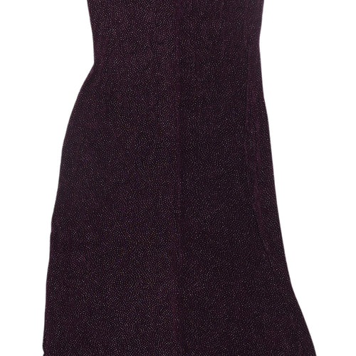 Bay Trading Women's Purple Midi Sheath Dress Size 14