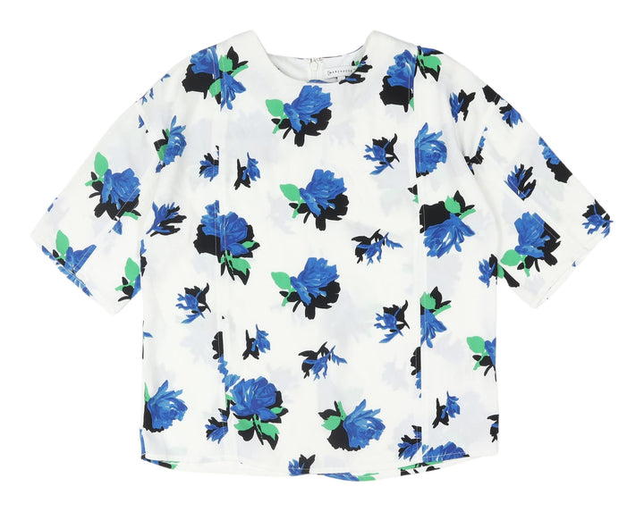 Warehouse Women's Multicoloured Floral Blouse - Size 10