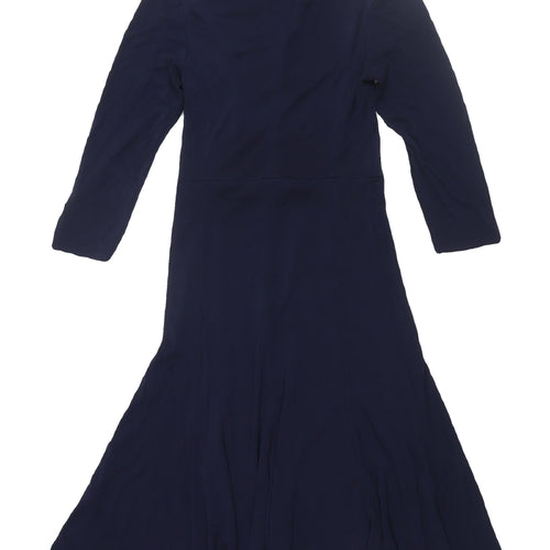 Ralph Lauren Women's Blue A-Line Dress Size 10