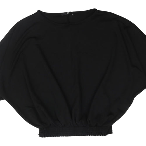 Very Women's Black Blouse Size 18 Relaxed Fit