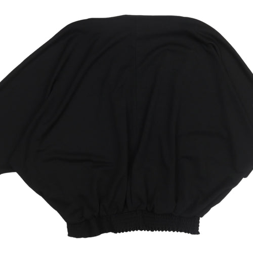 Very Women's Black Blouse Size 18 Relaxed Fit