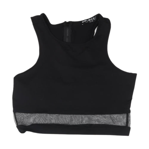 Select Women's Black Cropped Top, Size 12, Basic Style