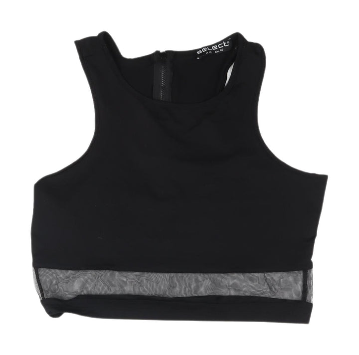 Select Women's Black Cropped Top, Size 12, Basic Style