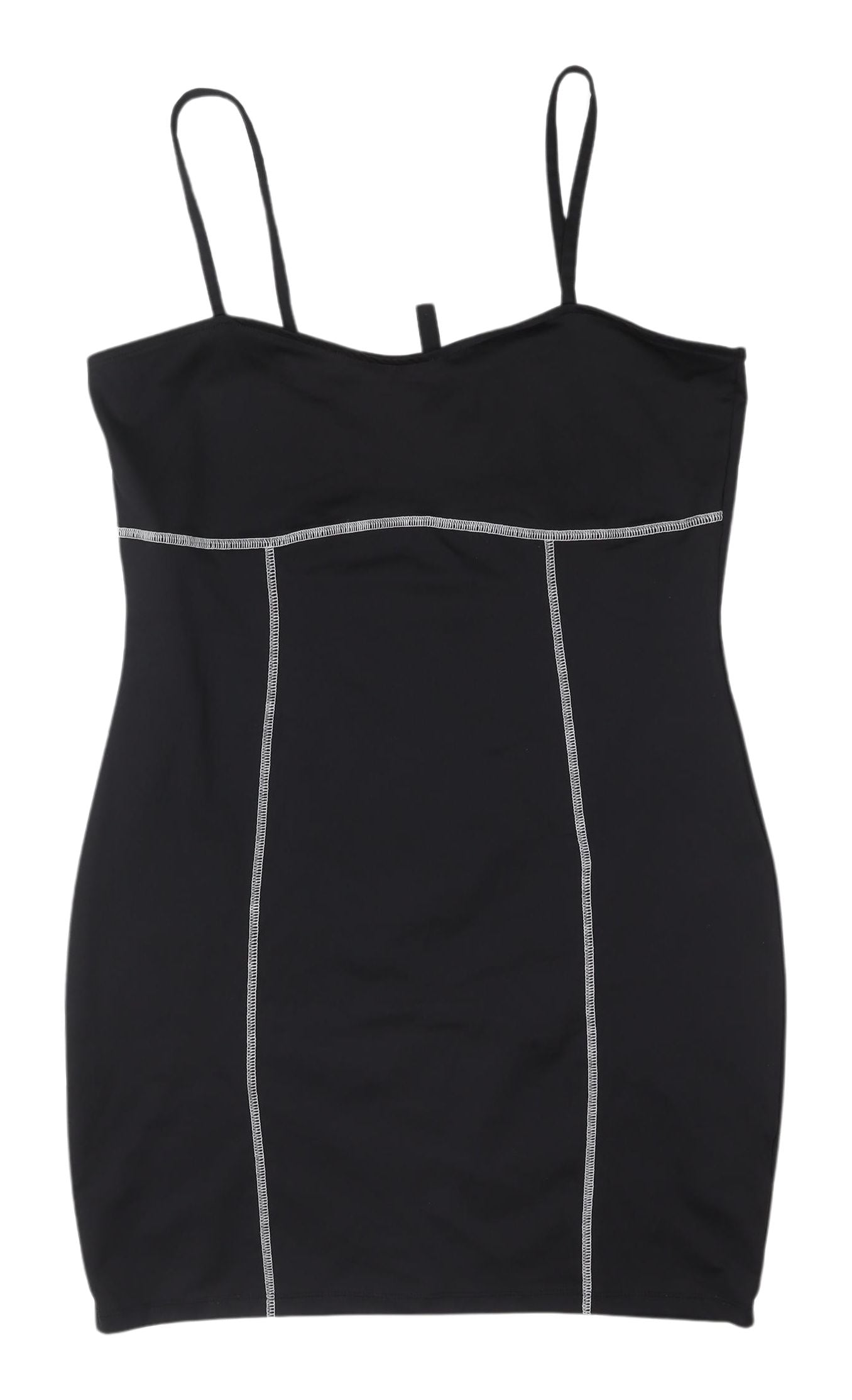 H&M Divided Women's Black Bodycon Dress Size 12