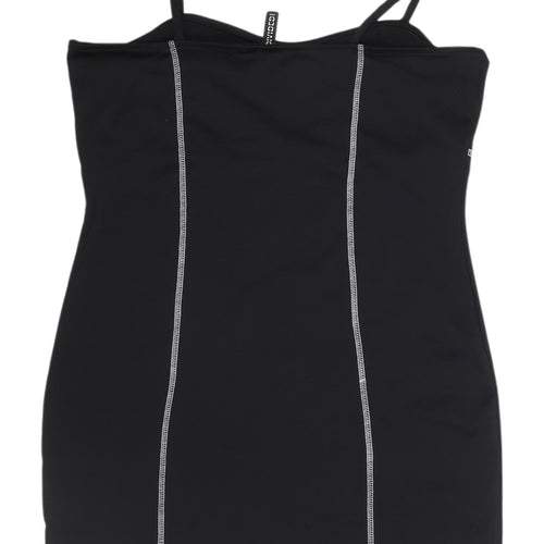 H&M Divided Women's Black Bodycon Dress Size 12