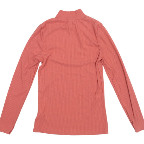 Seed Women's Pink Long Sleeve T-Shirt, S - Elegant Style