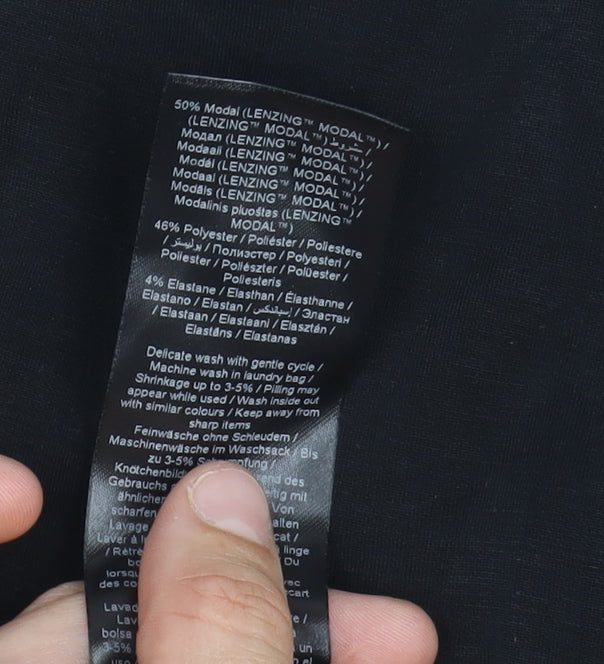 My Essential Wardrobe Black Shift Dress, M