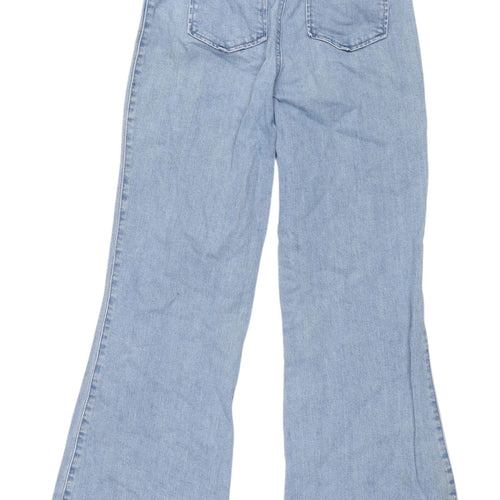 Finders Keepers Women's Blue Wide-Leg High-Rise Jeans