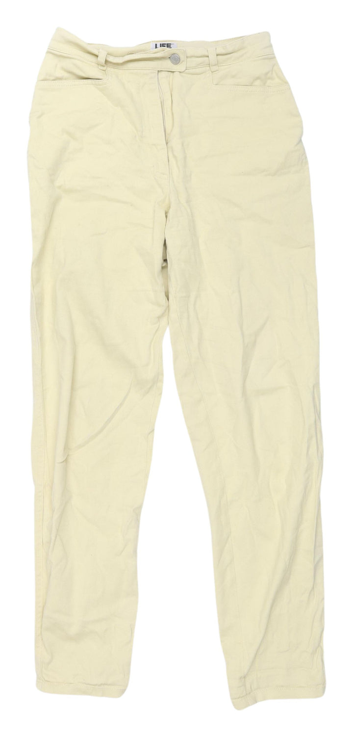 LIFE Beige Straight Women's Jeans Size 12