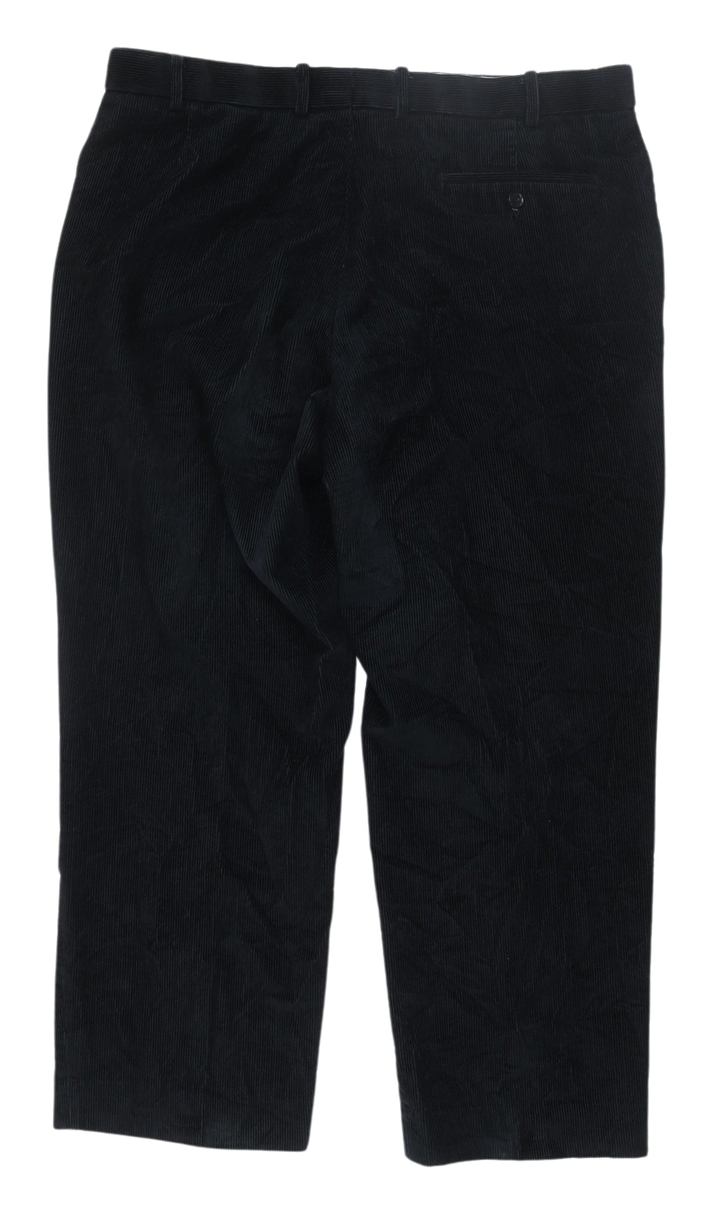 Marks & Spencer Men's Navy Corduroy Trousers XL