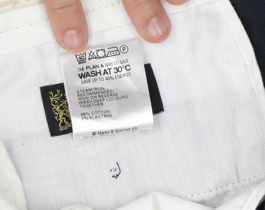 Marks & Spencer Men's Navy Corduroy Trousers XL