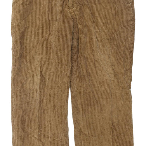 Greenwoods Men's Corduroy Trousers, L, Brown