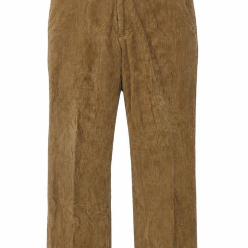 Greenwoods Men's Corduroy Trousers, L, Brown