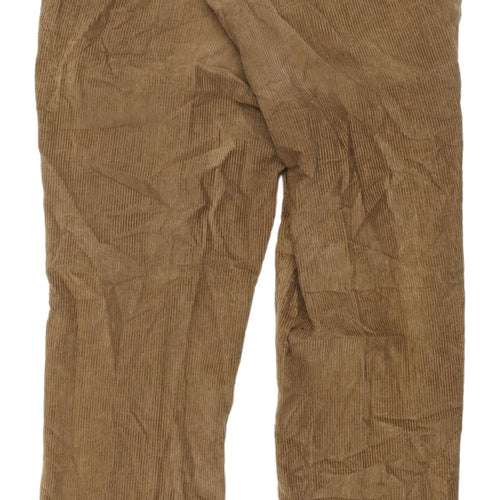 Greenwoods Men's Corduroy Trousers, L, Brown
