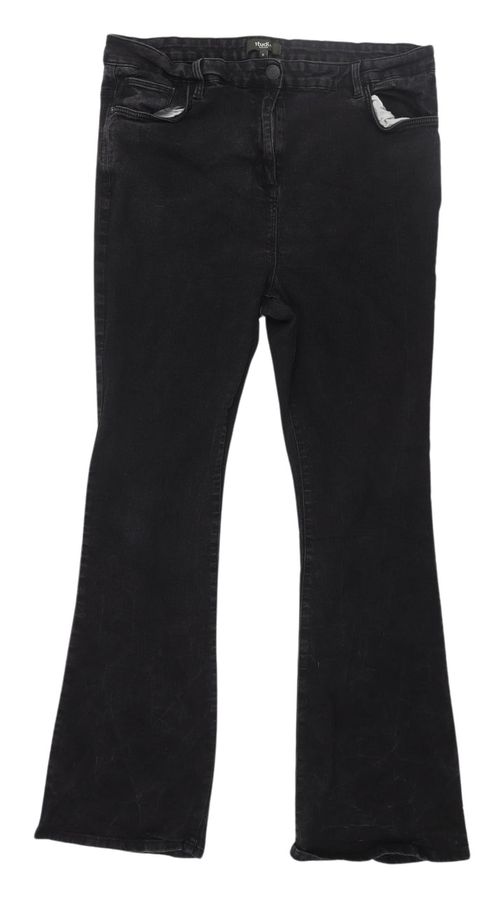 Studio Women's Black Bootcut Denim Jeans Size 23