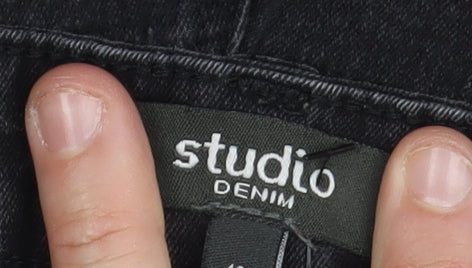 Studio Women's Black Bootcut Denim Jeans Size 23