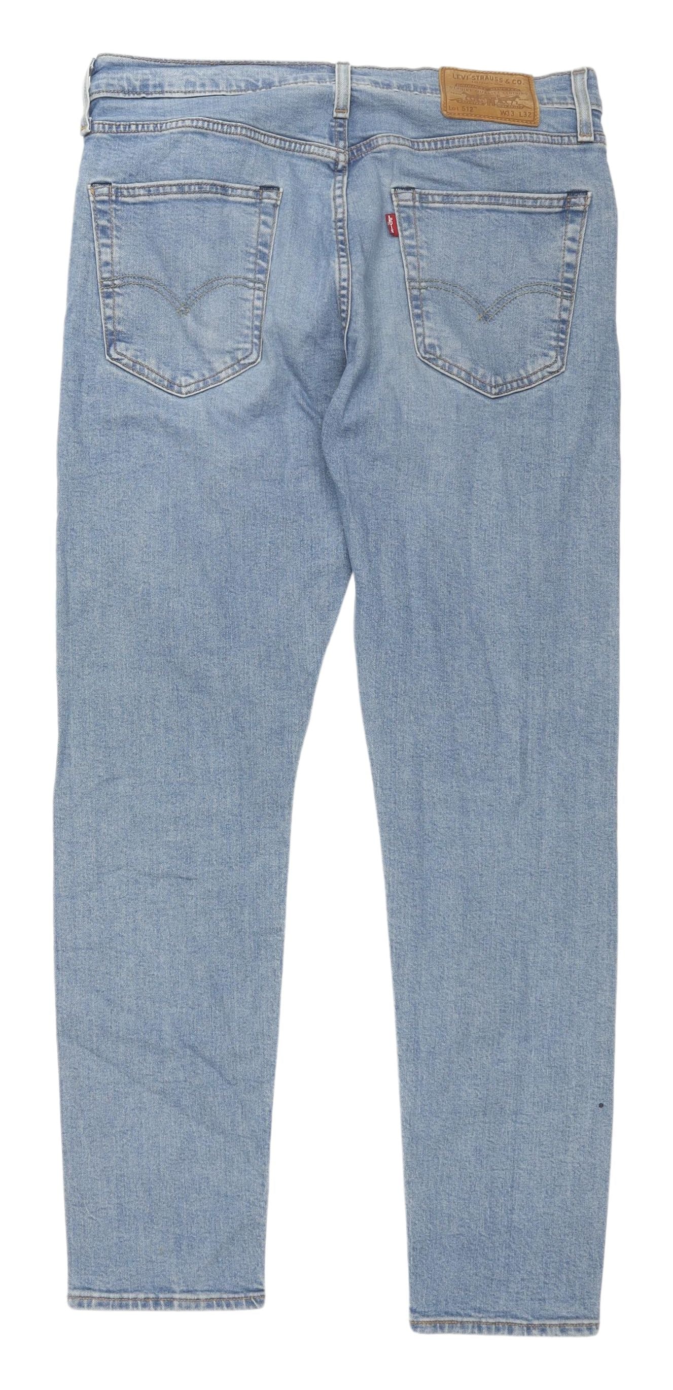 Levi Strauss Men's Blue Slim Straight Jeans M