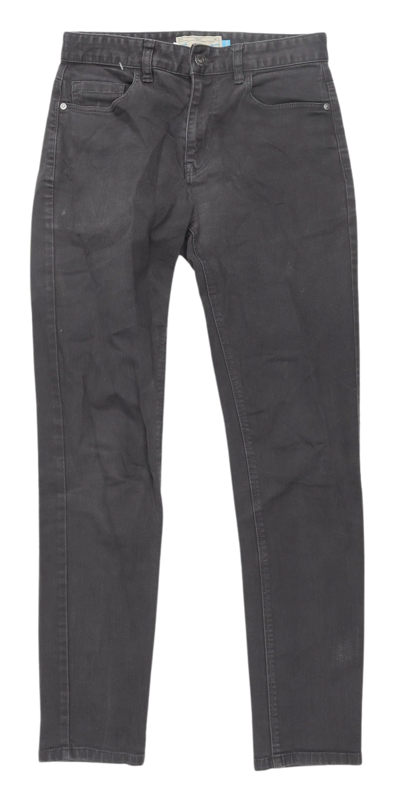 Next Men's Black Straight Jeans Size 28 Regular