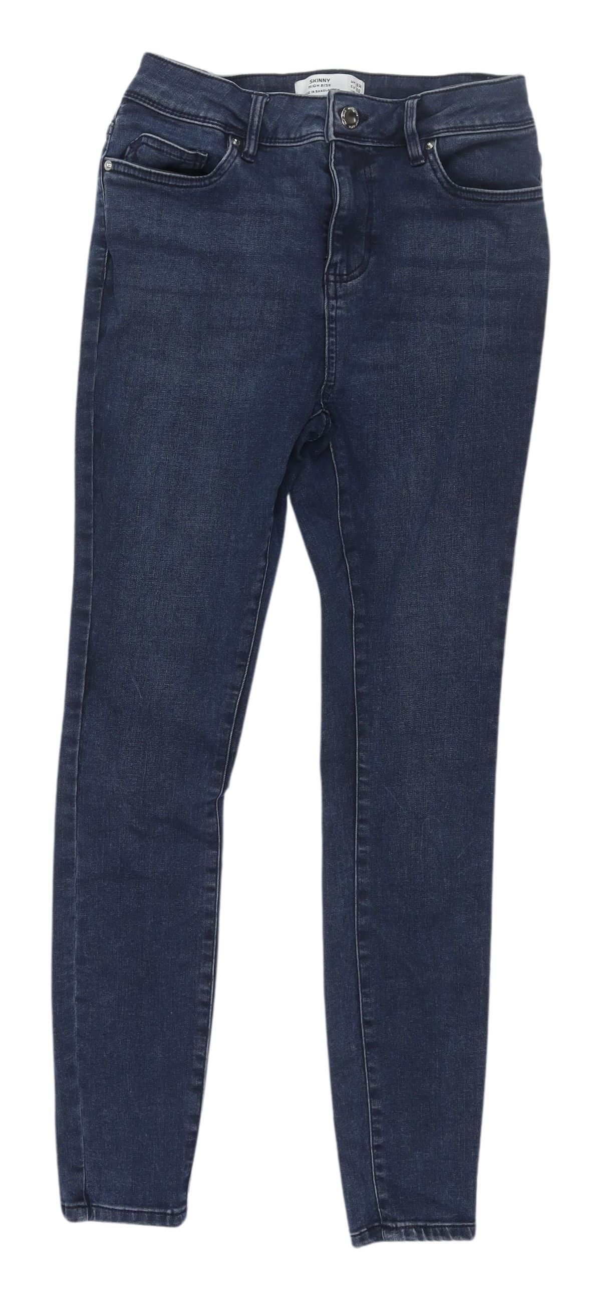 Next Women's Blue Skinny Jeans Size 8 - Comfort Stretch