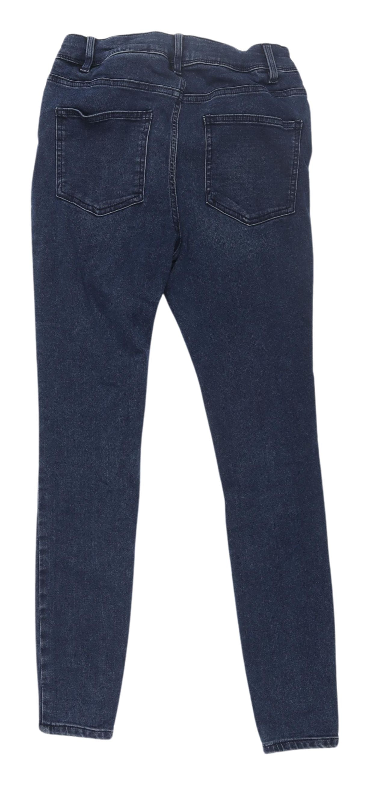 Next Women's Blue Skinny Jeans Size 8 - Comfort Stretch