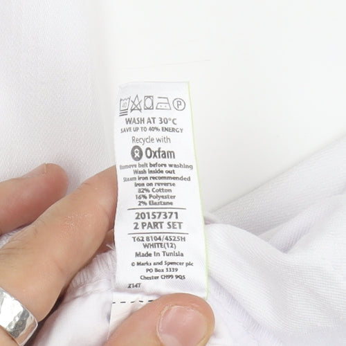 Marks and Spencer Women’s White Jeans Size 12