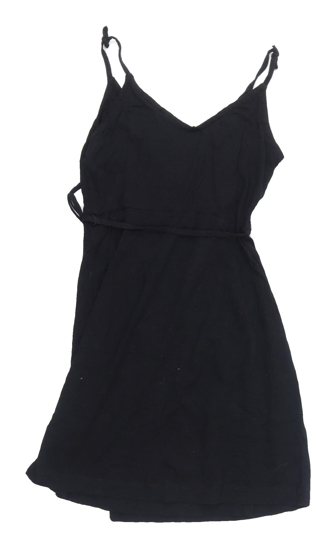 H&M Women's Black XS Wrap Dress, Sleeveless