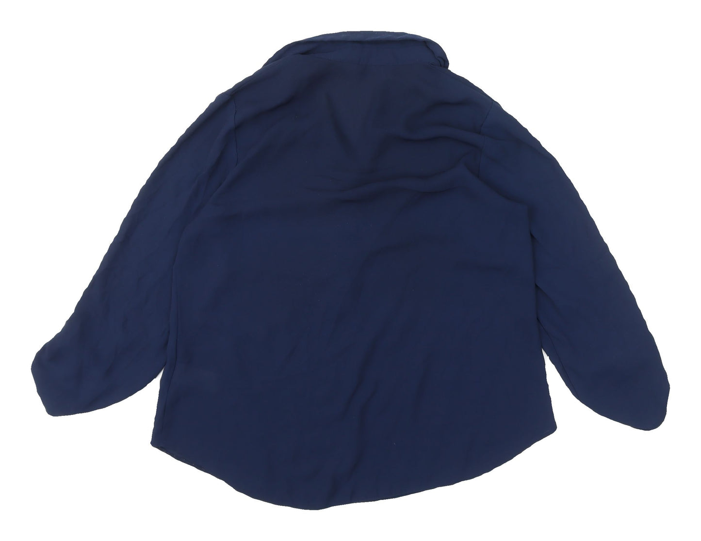 Dorothy Perkins Women's Blue Petite Basic Blouse UK 10