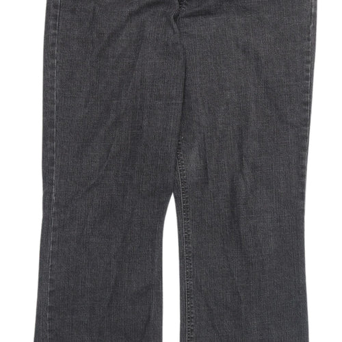 Gloria Vanderbilt Women's Grey Straight Jeans Size 12