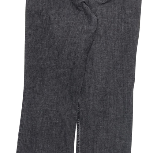 Gloria Vanderbilt Women's Grey Straight Jeans Size 12