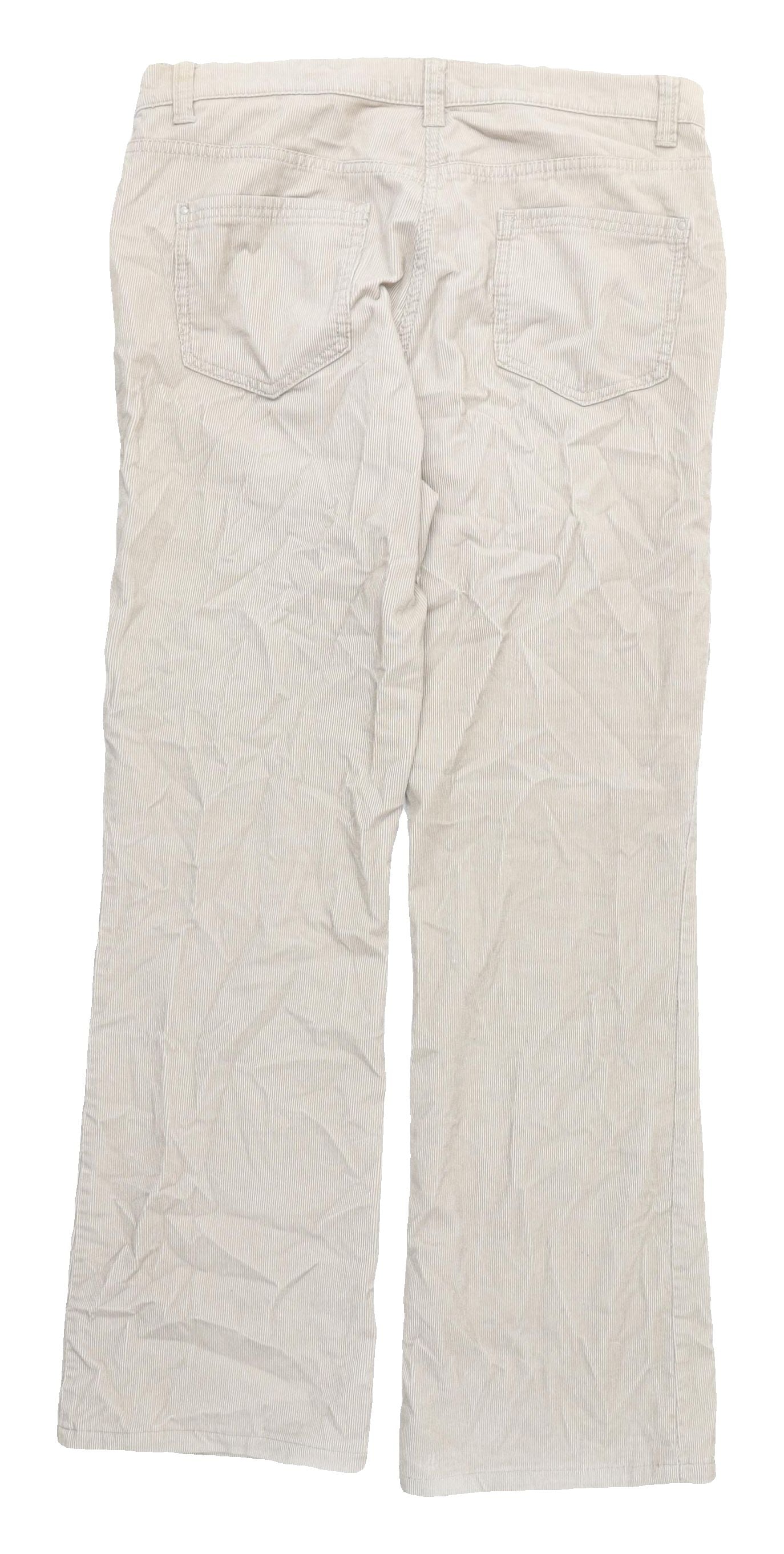 Marks & Spencer Women's White Corduroy Trousers