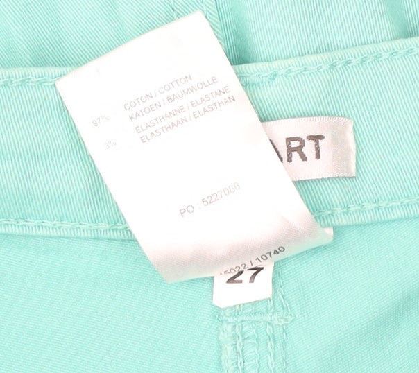 Damart Women's Green Straight Jeans Size 16