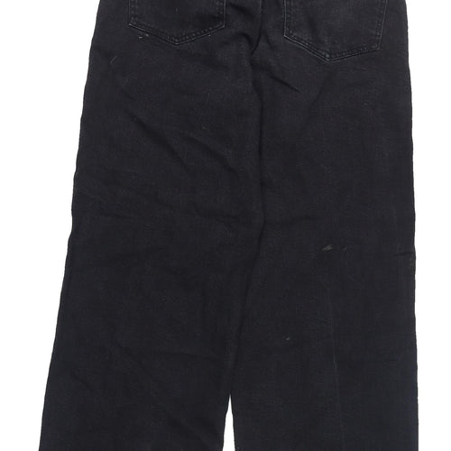 Marks and Spencer Black Wide-Leg Jeans Size 12