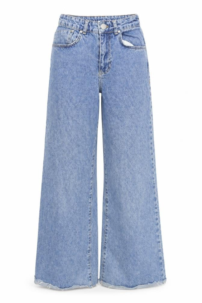 Ragged Jeans Women’s Blue Wide-Leg Denim Jeans Size 26