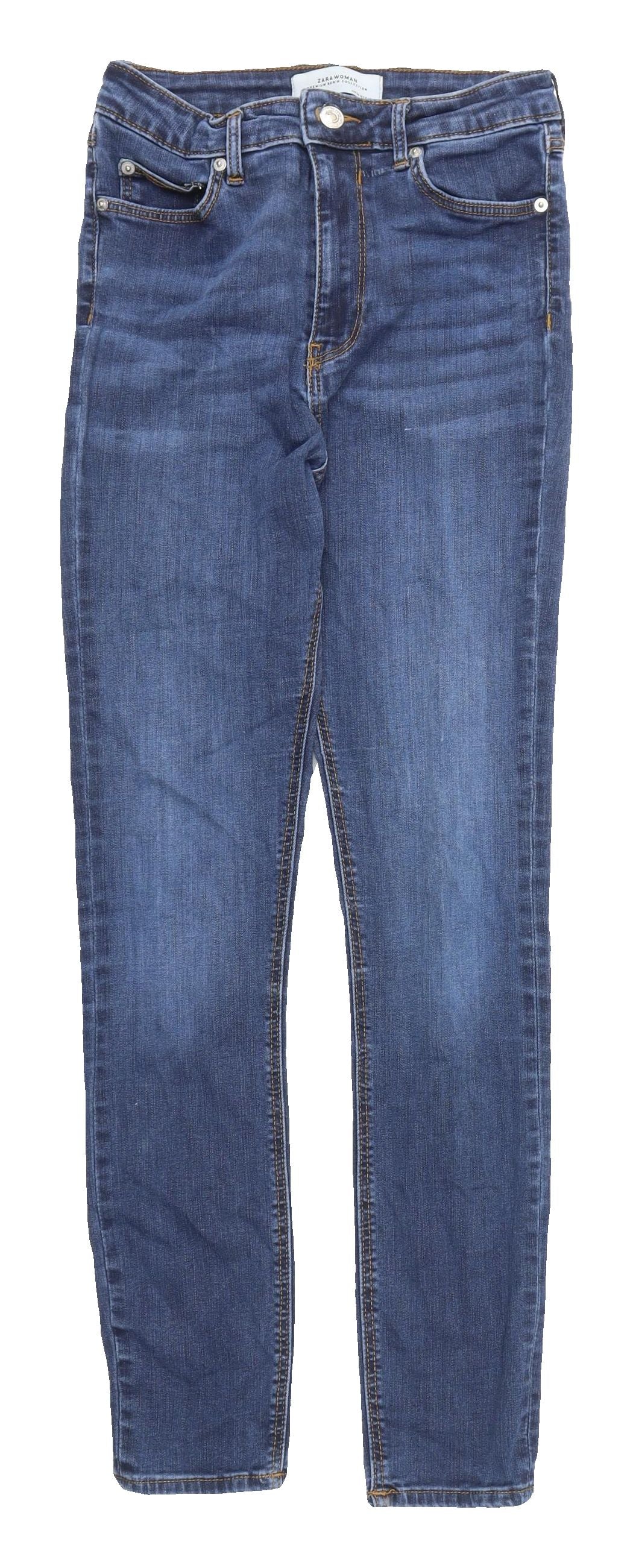 Zara Women's Blue Skinny Jeans Size 8 Slim Fit