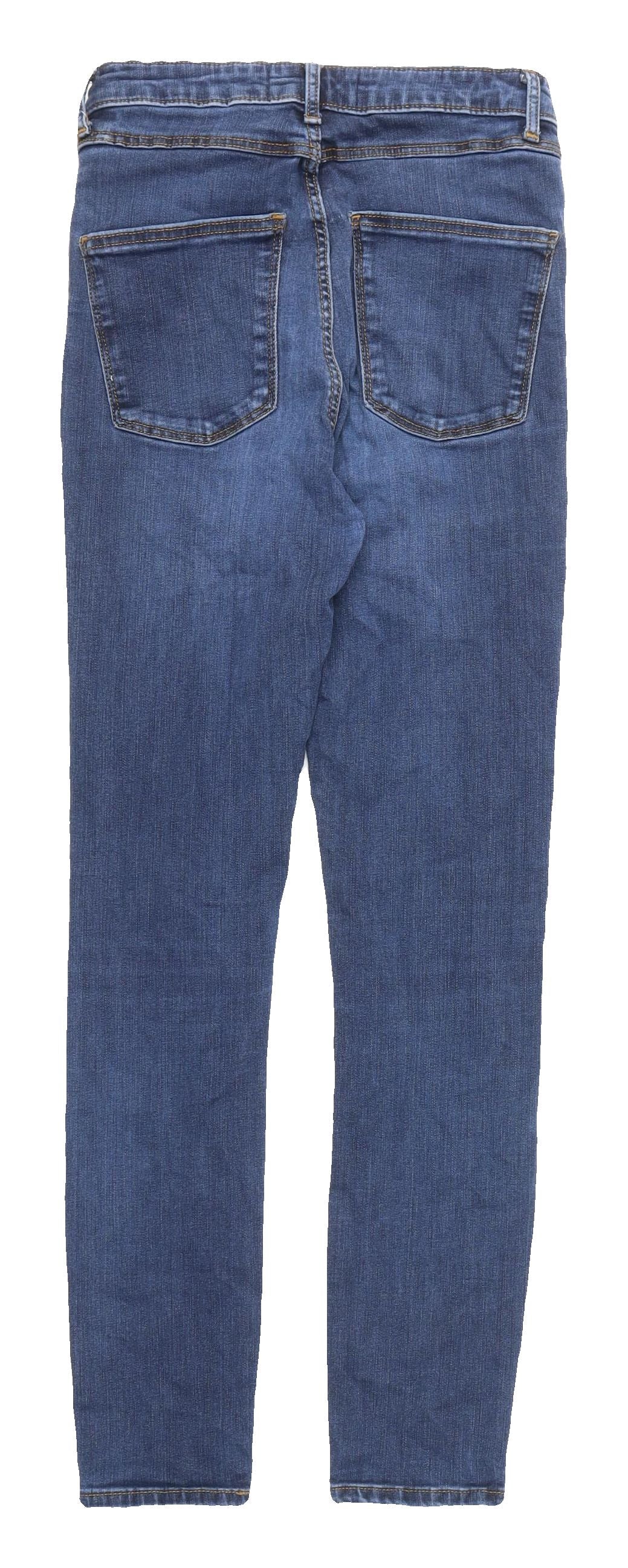 Zara Women's Blue Skinny Jeans Size 8 Slim Fit