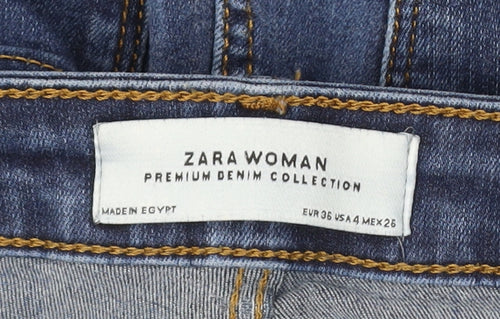 Zara Women's Blue Skinny Jeans Size 8 Slim Fit