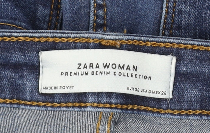 Zara Women's Blue Skinny Jeans Size 8 Slim Fit