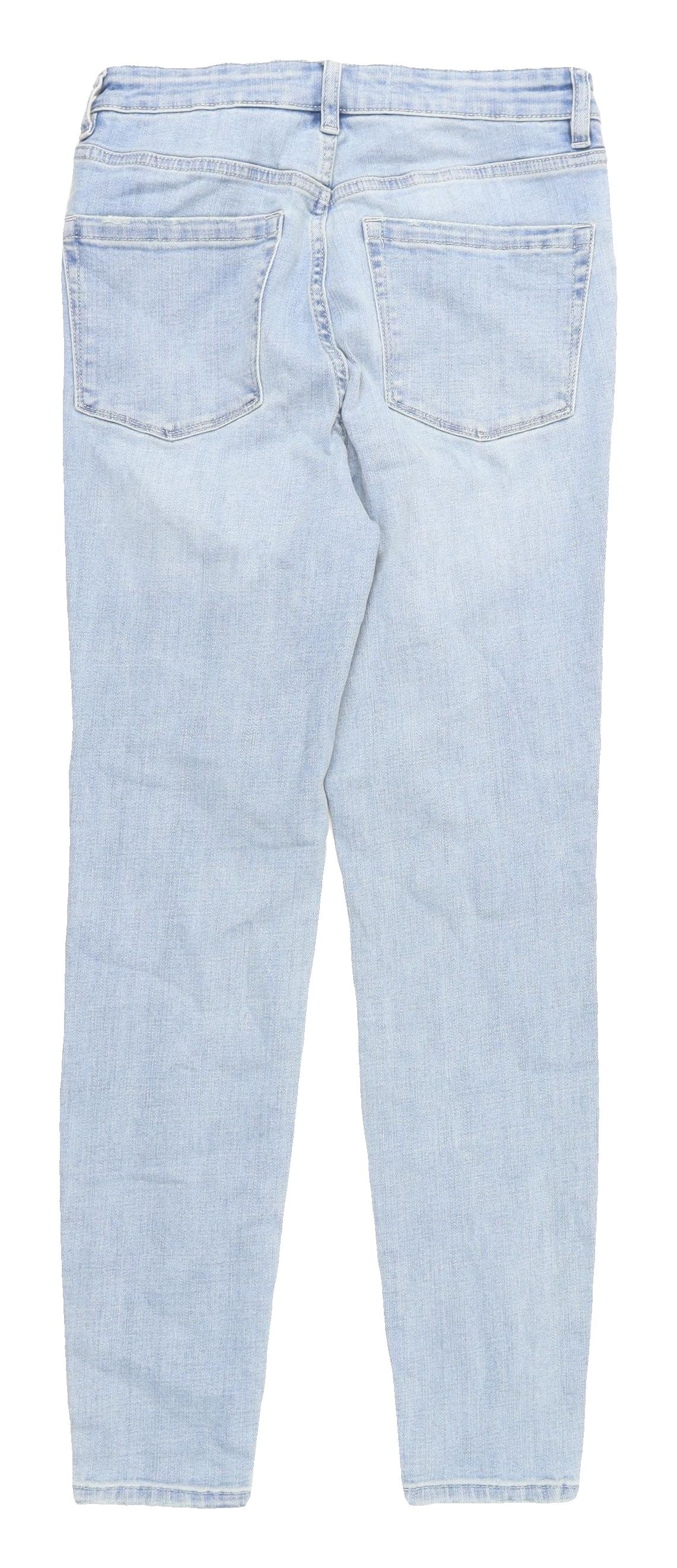 Next Women's Light Blue Skinny Jeans Size 10