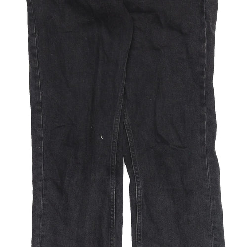 Pull&Bear Women’s Black Straight Jeans Size 8 Regular Mid Rise