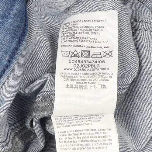 Topshop Women's Blue Skinny Jeans Size 8