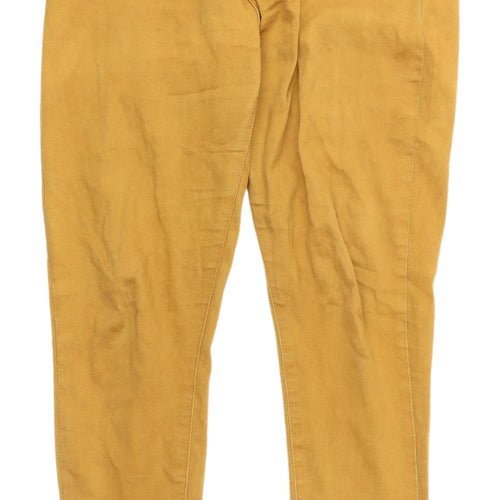 Women's Yellow Skinny Jeans XL - Stretch, Comfort Fit