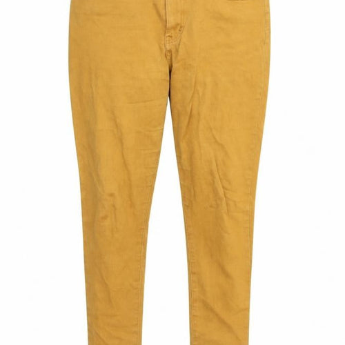 Women's Yellow Skinny Jeans XL - Stretch, Comfort Fit