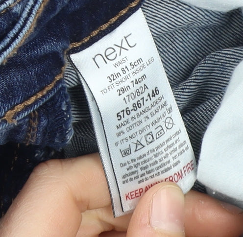 Next Men's Blue Skinny Jeans, Size M