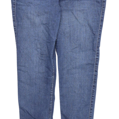 Hollister Women's Blue Skinny Jeans UK 8 Stretch Denim