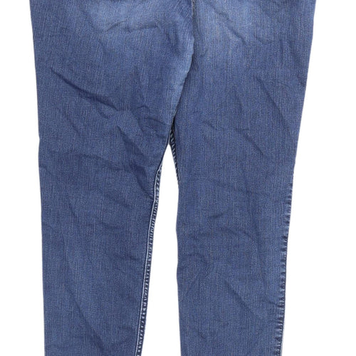 Hollister Women's Blue Skinny Jeans UK 8 Stretch Denim