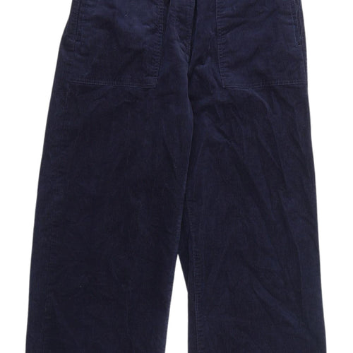 Marks and Spencer Women's Blue Cropped Trousers